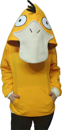 Sudadera Hoodie Psyduck Detalles Bordados Variedad De Tallas