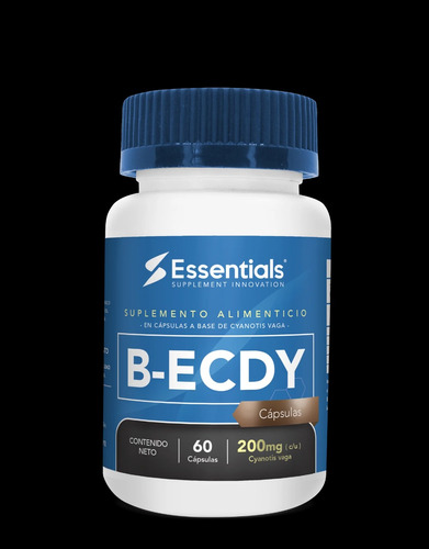 Essentials B-ecdysterone 90% 200mg - 60 Capsulas Sabor Sin Sabor