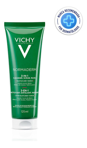 Mascarilla facial para piel todo tipo de pieles Vichy Normaderm Normaderm 125g y 125mL