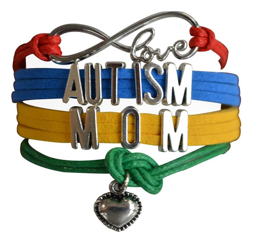 Infinity Collection Pulsera Para Mamá Con Autismo, Joyería D