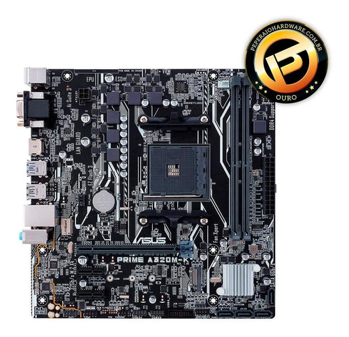 Imagem 3 de 5 de Placa-mãe Asus Prime A320m-k/br, Amd Am4, Matx, Ddr4