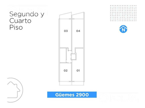 Imagen 27 de 27 de Monoambiente A Estrenar Güemes 2900