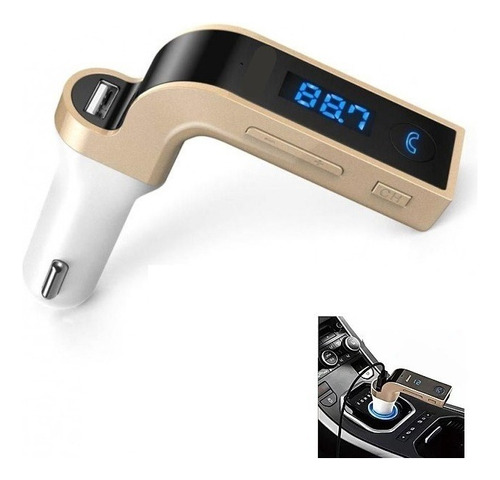 Transmisor Fm Bluetooth Para Auto Con Reproductor Usb