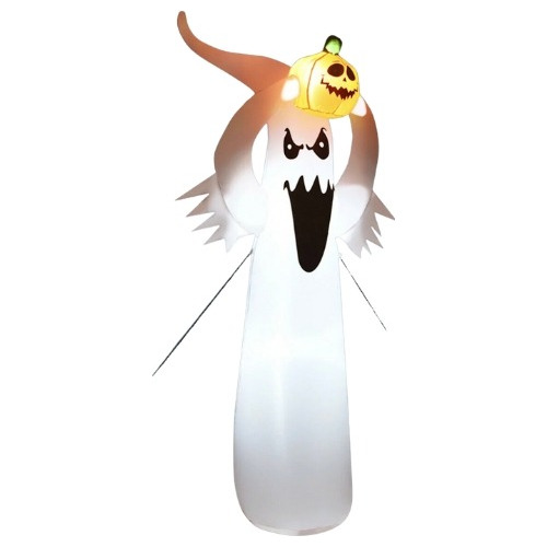 Inflable Halloween Fantasma Con Calabaza 1.83 Cm Alto