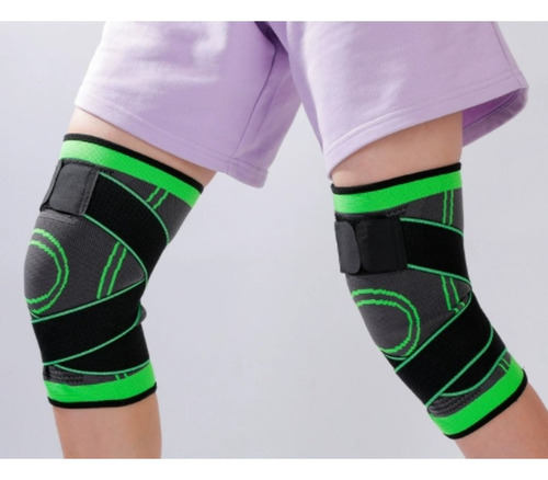 Soporte De Rodilla Elástico Presurizado Deportivo De 1 Pieza