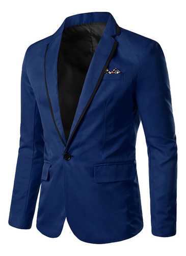 Abrigo En Forma De U Para Hombre, Elegante, Casual, Liso, Pa