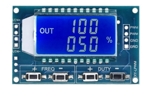  Generador De Señal Pwm 1 Canal 150khz Lcd. 3.3v-30v 5 Pzas.