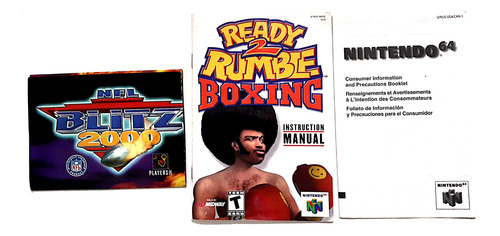 Jogo Ready 2 Rumble Boxing Nintendo 64. (Usado)