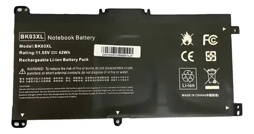 Bateria Para Notebook Hp X360 Bk03Xl