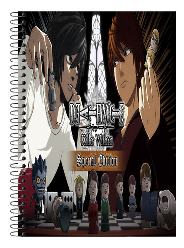 Caderno Univ Death Note Killer Within 1 Matéria 80 Fls