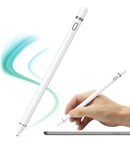 Lapiz Tactil Pencil Optico Compatible Apple iPad Tablet Magnetico Stylus Carga Inalambrica Marca Stylus 1 Und