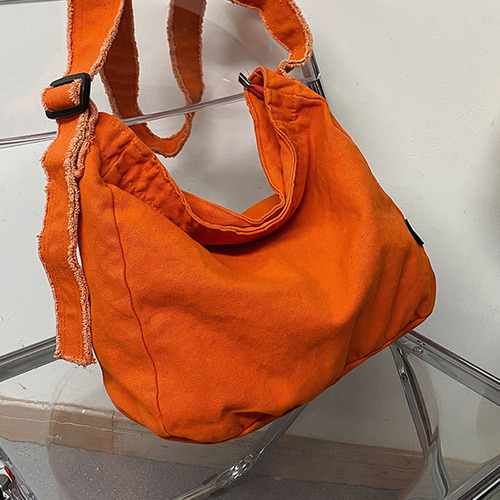 Bolsos De Hombro De Lona De Gran Capacidad, Suaves, Para Muj
