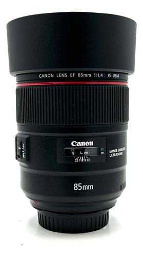 Lente Canon Ef 85mm F/1.4l Is Usm Para Dslr - Estabilizador