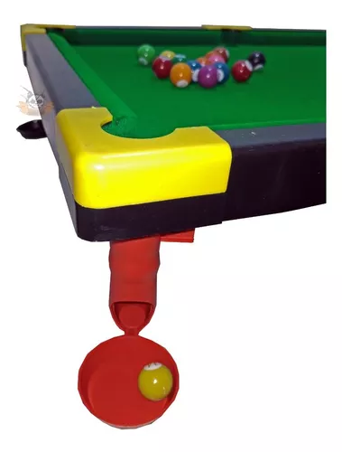 Brinquedo Jogo Mini Mesa De Bilhar Snooker Sinuca Infantil Biliardo Grande