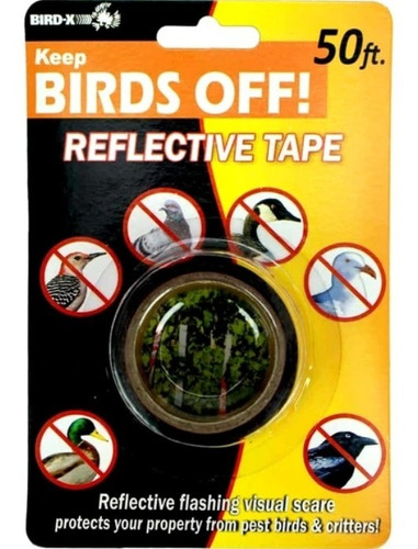 Cinta Reflejante Bird-x Para Ahuyentar Aves / Pájaros