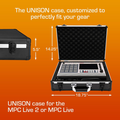 Akai Mpc Live 2 / Mpc Live - Carcasa Rígida Ultraligera Unis