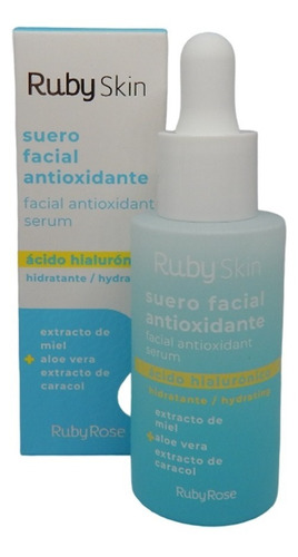 Ruby Rose Skin Suero Facial Antioxidante C/acido Hialuronico