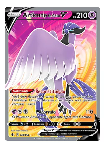 Articuno de Galar-V / Galarian Articuno-V (#169/198) - Epic Game - A loja  de card game mais ÉPICA do Brasil!