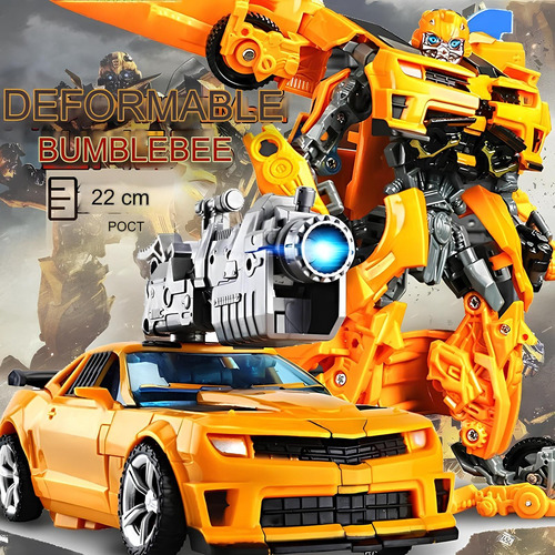 Juguete Robot Coche Transformador Manual Para Niños