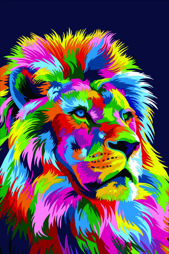 Vinilos Decorativos Art Vectores Animales 120x80cm