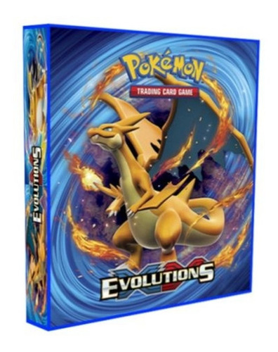 Álbum Pokémon Tipo Fichário Para Cards - Xy Evolutions