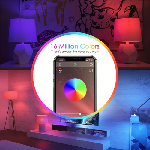 Imagen 4 de 9 de Ampolleta Wifi Inteligente Smart Rgb Google Alexa Colores