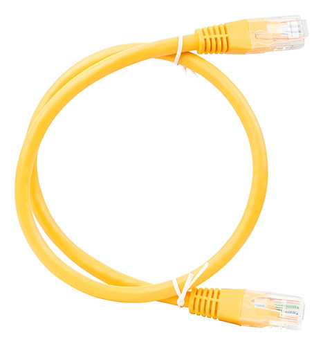 Patch Cord Cable Parcheo Red Utp Cat6 0.5 Mts Amarillo