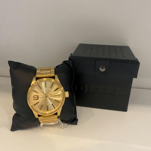 Relógio Diesel Masculino Dourado- Dz1761b1 C2kx