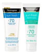 Comprar Combo Neutrogena Protector: Facial Fps 70 + Corporal Fps 70