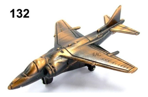 Harrier Jet Militar Miniatura Sacapuntas Metal Coleccion 132