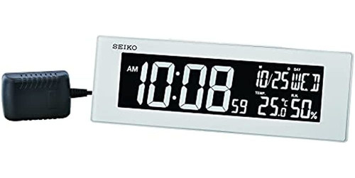 Seiko 8  Color Changing Everything Alarm, Reloj Blanco