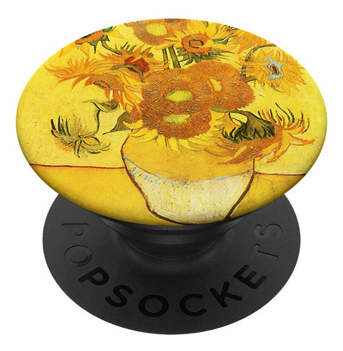 Sunflowers  Enchufe Montaje Vinilo Para Van Gogh Popsockets