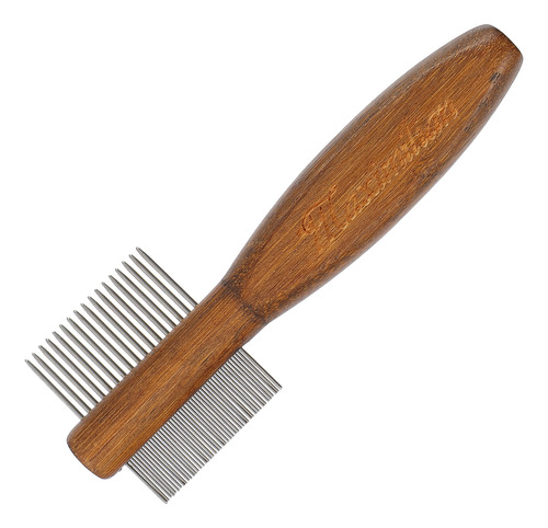 Peineta De Pelo De Doble Hilera Para Mascotas Para Un Fácil