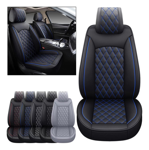 Omoka Auto Fundas De Asiento De Automvil Con Piel Sinttica I