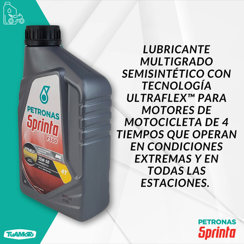 Aceite Petronas Sprinta F 500 15w-50 Semisintetico X 1 Lt