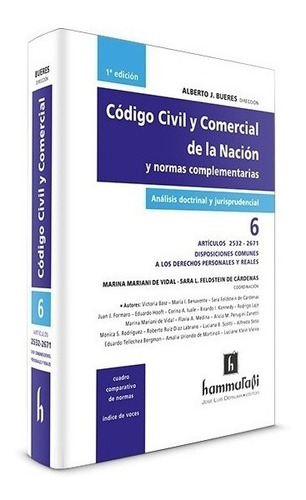 Codigo Civil Y Comercial De La Nacion. Tomo 6 - Bueres, Albe
