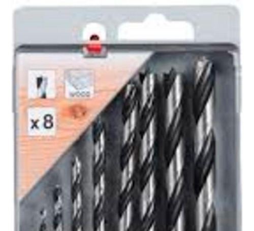 Broca 3 Pontas Para Madeira Makita 03a10mm Com 8 Pecas D-57