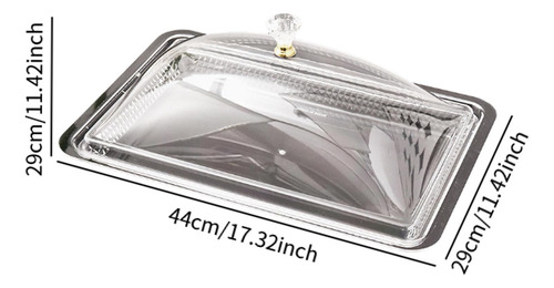 Food Serving Display De La Bandeja De 44cmx29cmx29cm