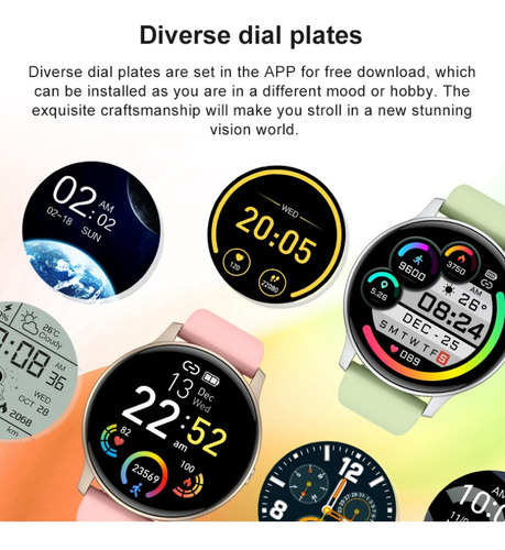 Reloj Inteligente Bluetooth Impermeable Full Touch