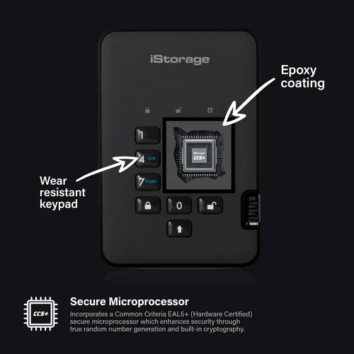 Istorage Diskashur2 Hdd 1 Tb | Disco Duro Portatil Seguro |
