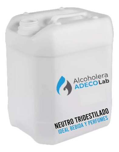 Alcohol Neutro Tridestilado 96 - Bidón 20 Lts