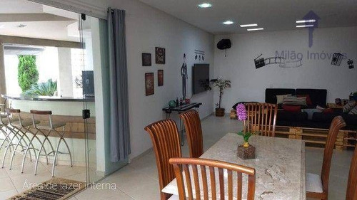 Imagem 2 de 25 de Sobrado 4 Suítes À Venda, 510 M², Condomínio Village Saint Claire Em Sorocaba/sp - So0525