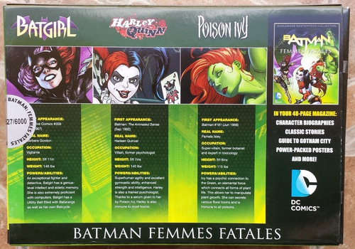 Imagen 2 de 4 de Batman Set De 3 Figuras Dc Masterpiece Femme Fatales Serie 2