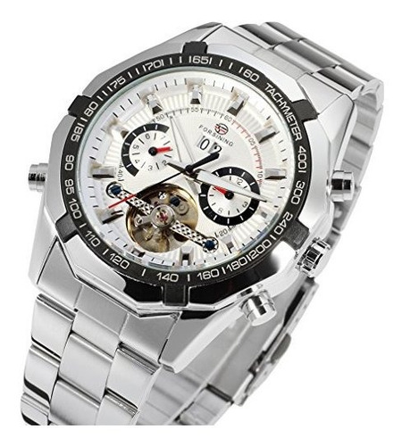 Forsining Reloj Automatico Para Hombre Tourbillion Transpare