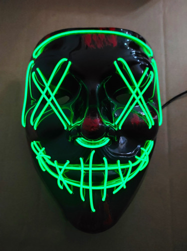 Mascara Luces Led La Purga The Purge Halloween