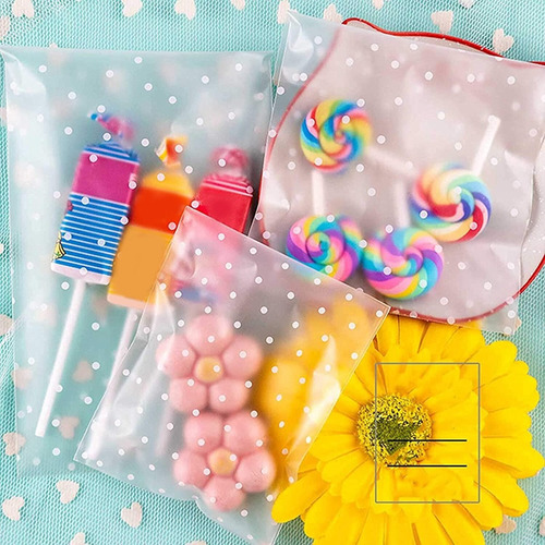 Fweaad 300 Bolsas De Caramelos Transparentes Para Galletas,