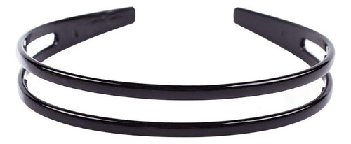 2 Diademas De Plástico De Doble Capa Simple Y A La Moda Con