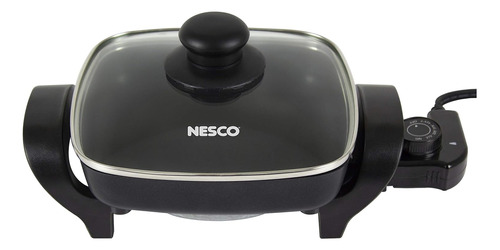 Nesco  Negro  Es-08  Sarten Electrica  8 Pulgadas  800 Vat