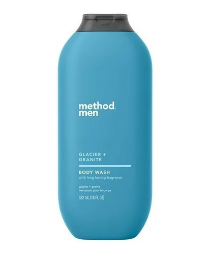 Method Men Gel Liquid Body Wash, Glaciar + Granito, 18 Fl Oz