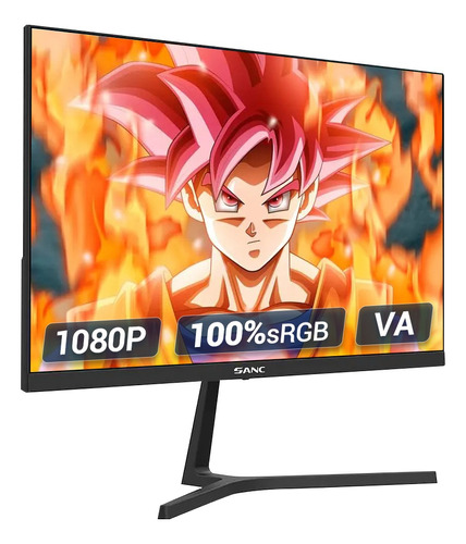 Monitor Gamer Curvo Sanc 22'' Negro Hdmi 100v/240v Brillante